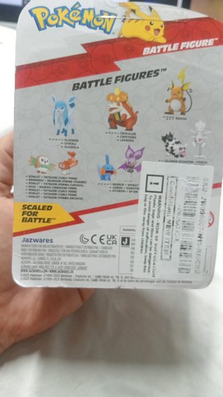 Figura Pokémon Raichu Jazwares Battle Figure