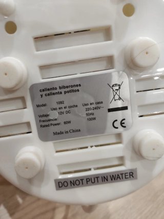 Calientabiberones esterilizador