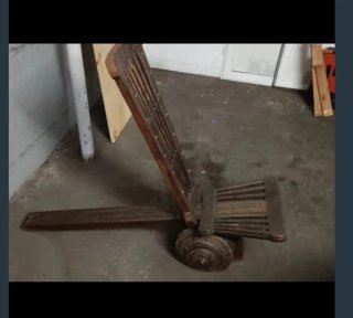 Silla artesanal africana original