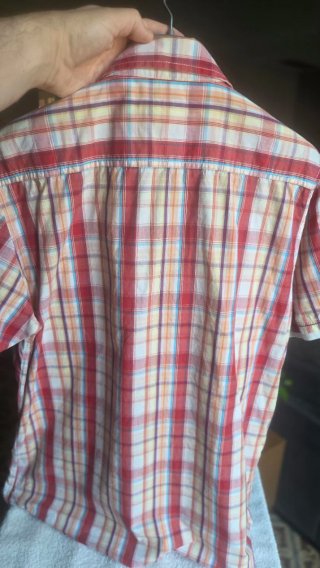 Camisa cuadros tejana Lefties Talla L