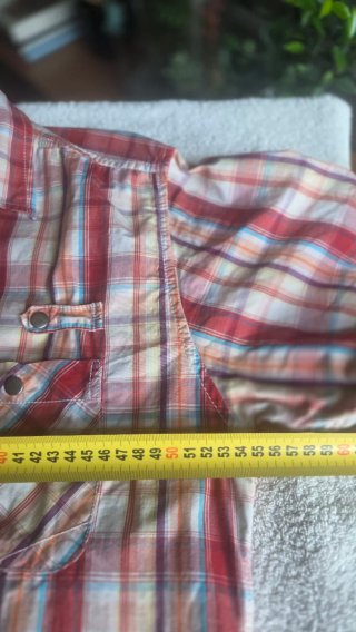 Camisa cuadros tejana Lefties Talla L