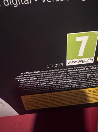 PS5 DIGITAL CFI-2116 RESIDENT EVIL