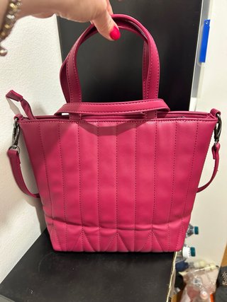 Borsa Gian Marco Venturi mano/tracolla fucsia