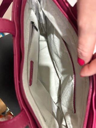 Borsa Gian Marco Venturi mano/tracolla fucsia