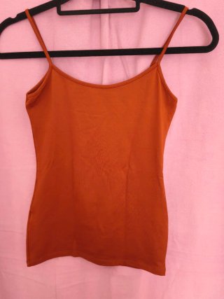 Conjunto 2 Tops alças finas preto e castanho