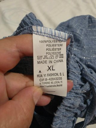 Pantalón fresco de lino hasta el tobillo