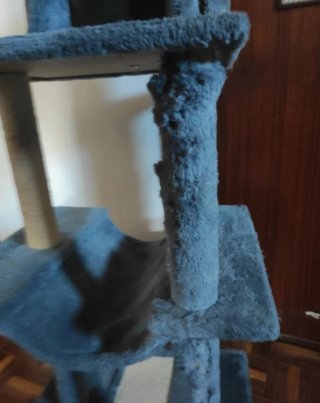 Arranhador para Gatos Cinza