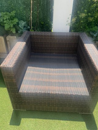 2 Sillones  Exterior Mimbre