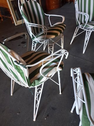 Sedie da giardino con cuscini
