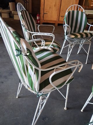 Sedie da giardino con cuscini