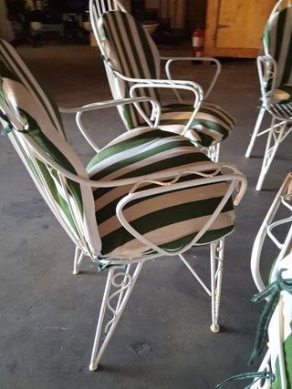 Sedie da giardino con cuscini
