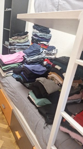 Saco ropa niño 11-12 años