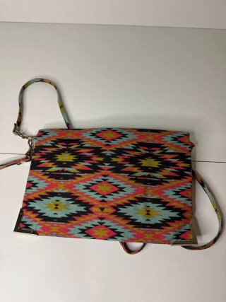 Bolso cruzado/mano multicolor