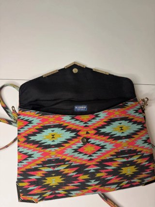 Bolso cruzado/mano multicolor
