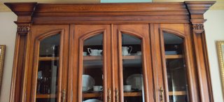 Salón comedor madera maciza Roble y Nogal