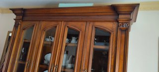 Salón comedor madera maciza Roble y Nogal