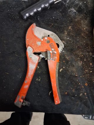 Cortatubos de trinquete naranja