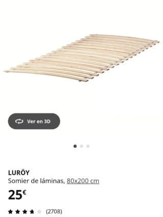 Cama infantil ampliable Ikea blanca