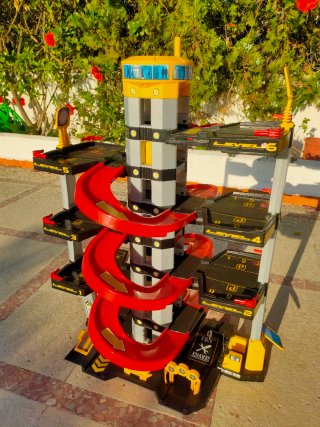 Parking Juguete con Rampas MOLTO para Hot Wheels