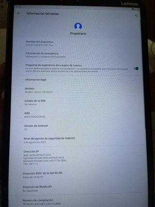 Tablet Lenovo