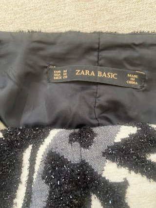 Falda corta estampada