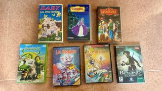 Lote Películas DVD y VHS Variadas