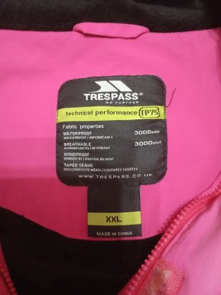 Anorak Trespass Mujer Talla XXL