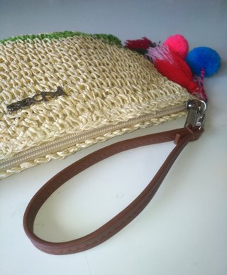 Cartera Mano Rafia