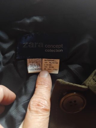 Chaqueta verde militar