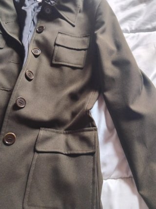 Chaqueta verde militar