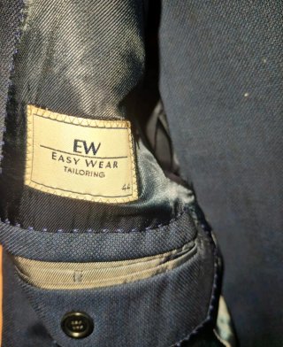 Traje Azul Marino Easy Wear Hombre
