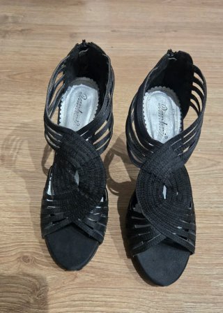 Zapatos de tacón negros mujer