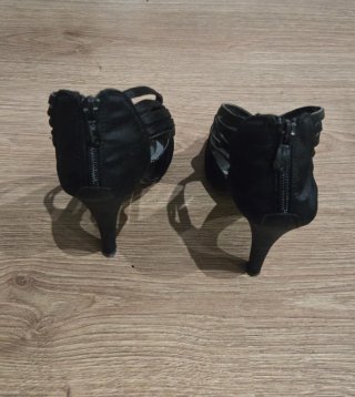Zapatos de tacón negros mujer