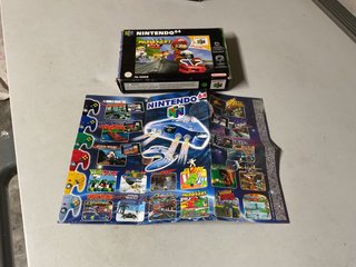 Mario Kart 64 Nintendo 64 con scatola, manuale e gioco