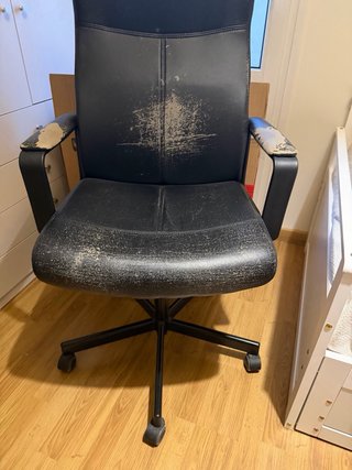 Silla de escritorio negra