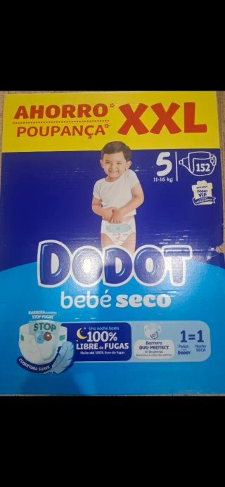 Fraldas Dodot XXL - Pack 152