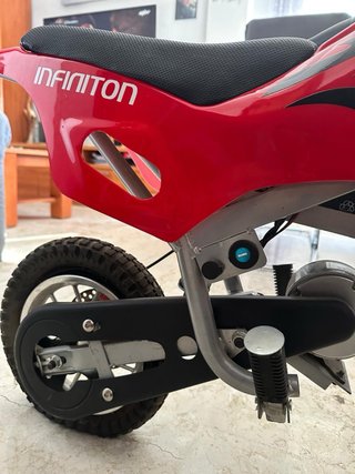 Moto Eléctrica Infantil Roja Motocross