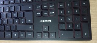 Teclado Cherry KC 6000 SLIM USB Negro