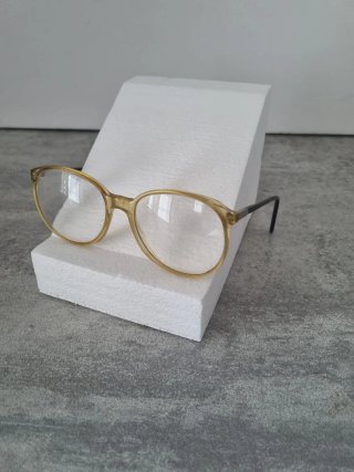 Gafas Retro Beige y Gris