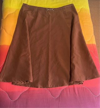 Falda Shein Curve Marrón Talla XXL