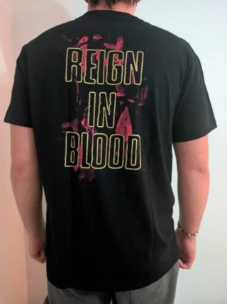 CAMISETA NEGRA - SLAYER - TALLA XL y más...