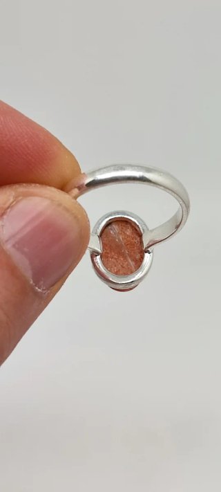 Anillo de Plata y Piedra Sol.