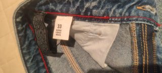 Pantalón vaquero cargo Zara Man azul