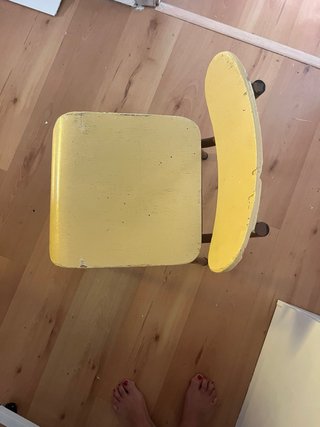 Silla escolar vintage