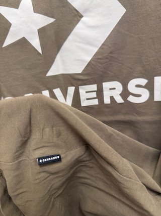 Camiseta Converse Verde Militar Talla M