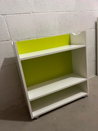 Mueble cabecero de cama ikea blanco y verde