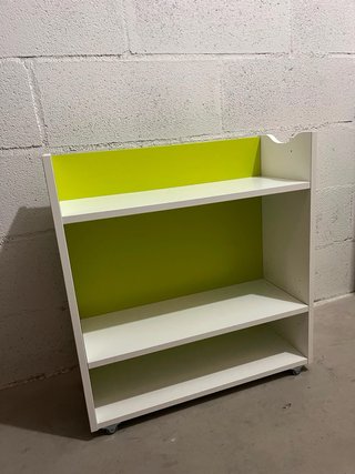 Mueble cabecero de cama ikea blanco y verde