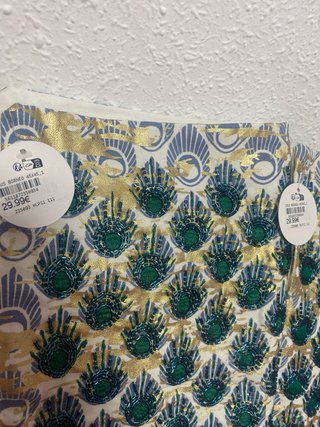Fundas cojín decorativas oro y verde