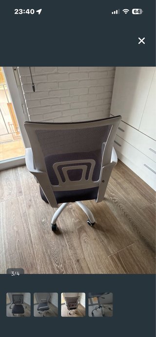 Silla de oficina ergonómica moderna