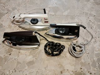 Planchas antiguas JATA, Solac y Philips